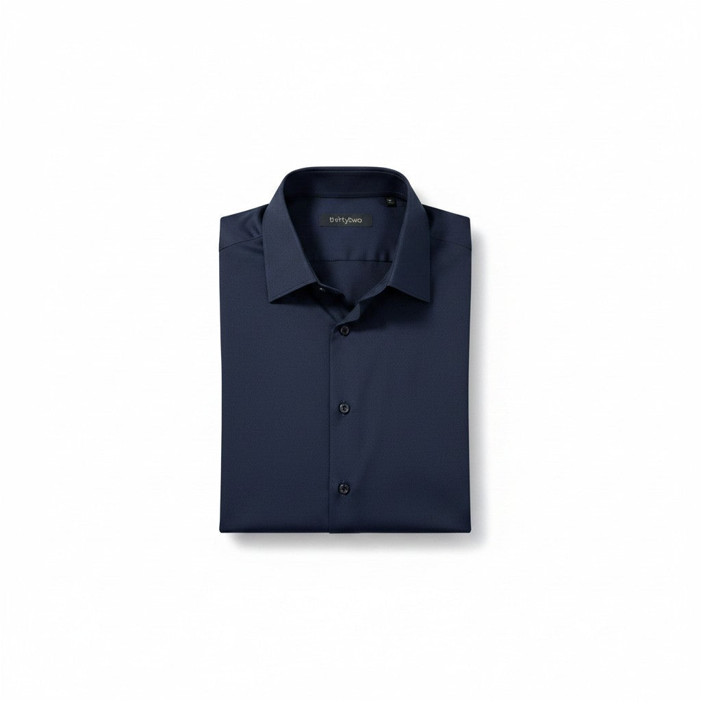 Long Sleeve Shirt Classic in Navy Blue
