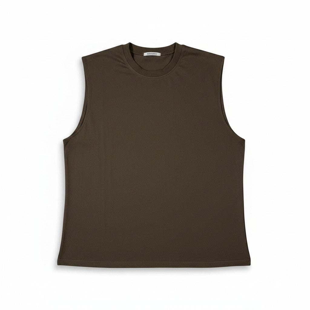 Tank Top Oversize in Dark Grey