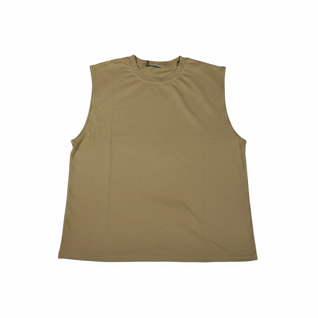 Tank Top Oversize in Beige