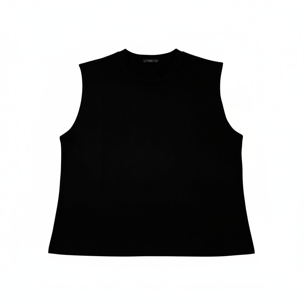 Tank Top Oversize in Black