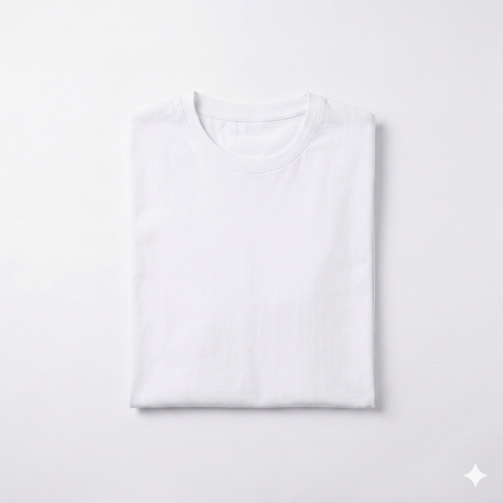 Tshirt Body Fit in White