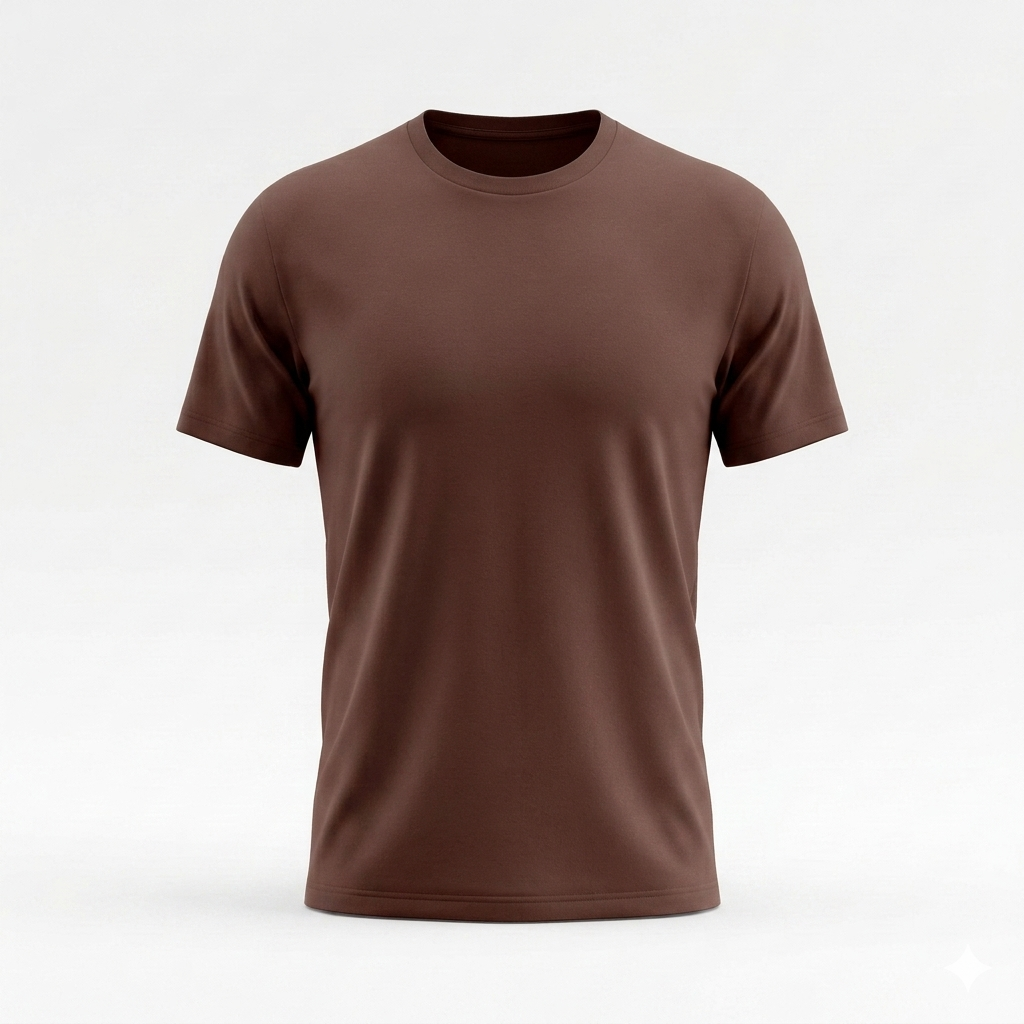 Tshirt Regular Fit In Brown
