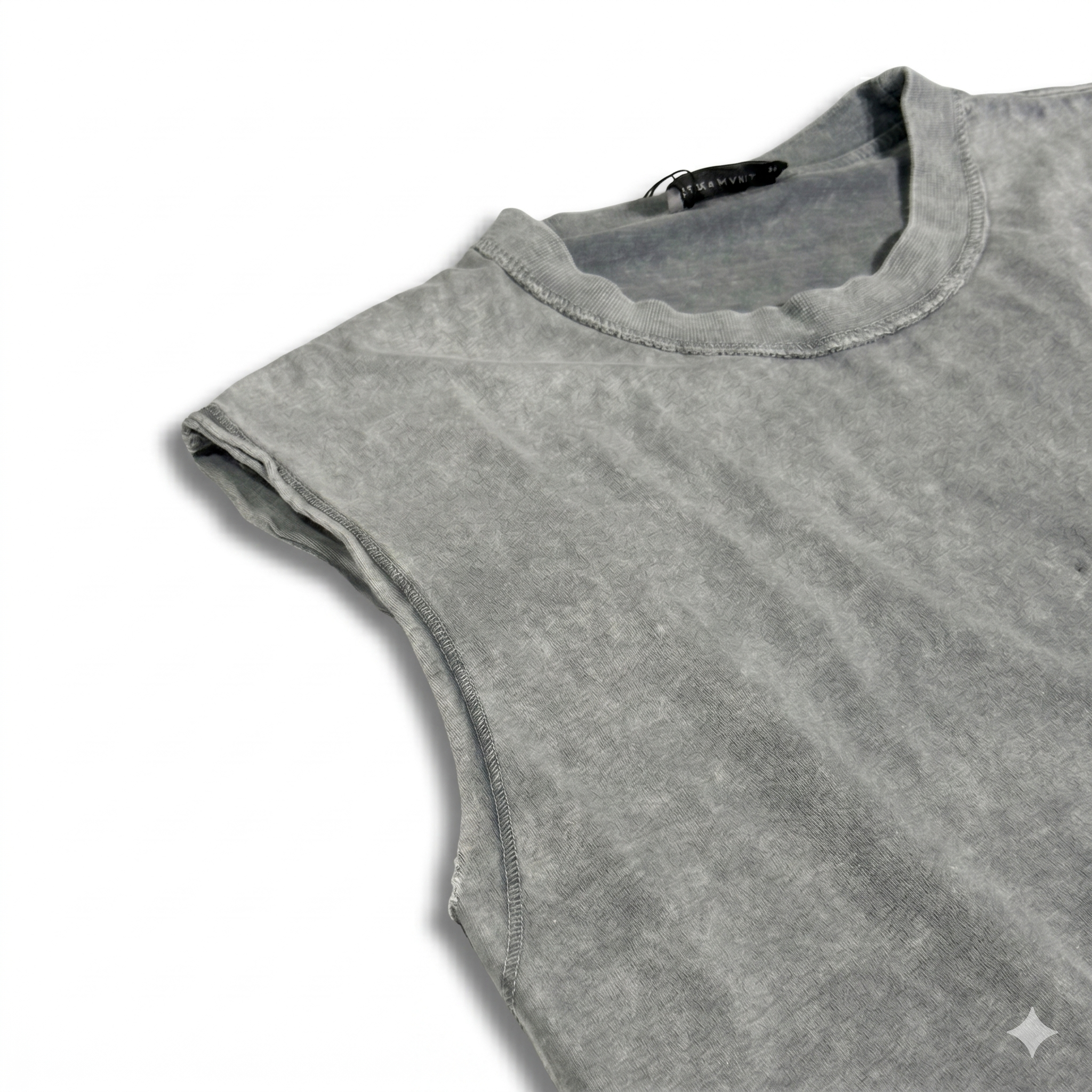 Tank Top Washed in Grey