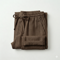 Pants Linen in Brown