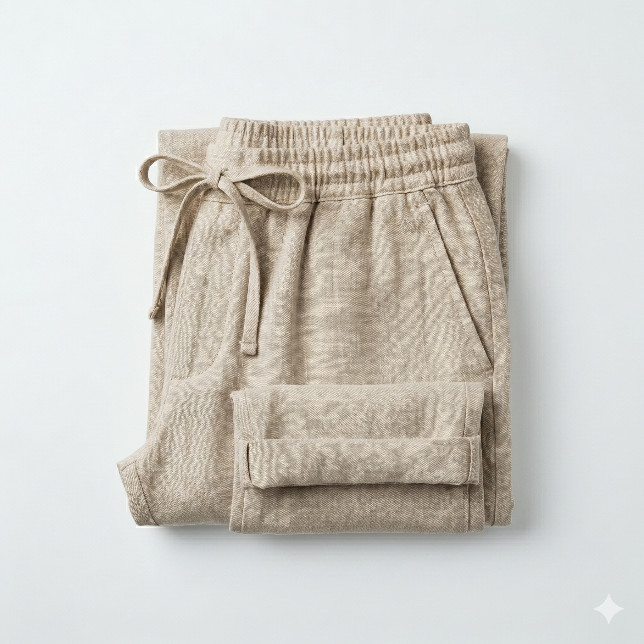 Pants Linen in Beige