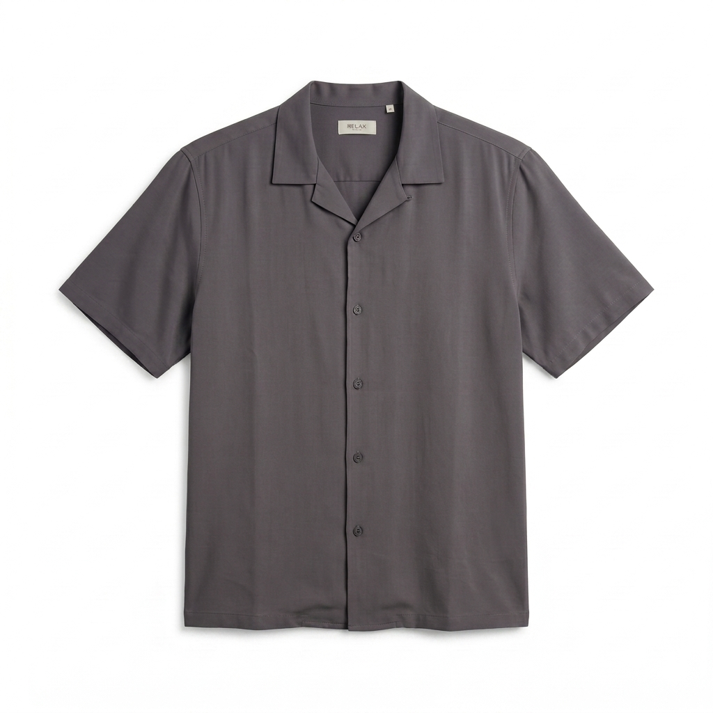 Co-Ord Pants/ Half Sleeve Shirt Soft in Dark Grey