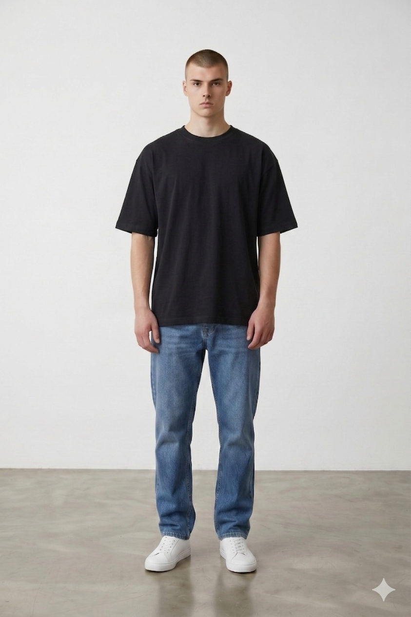 Tshirt Oversize In Black