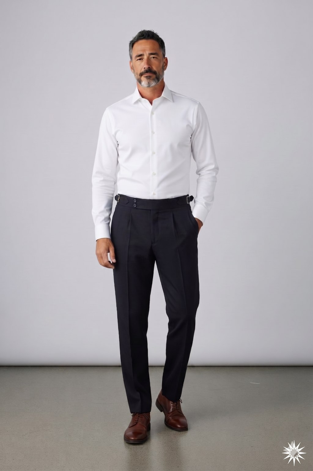 Formal Pants Omega in Navy Blue