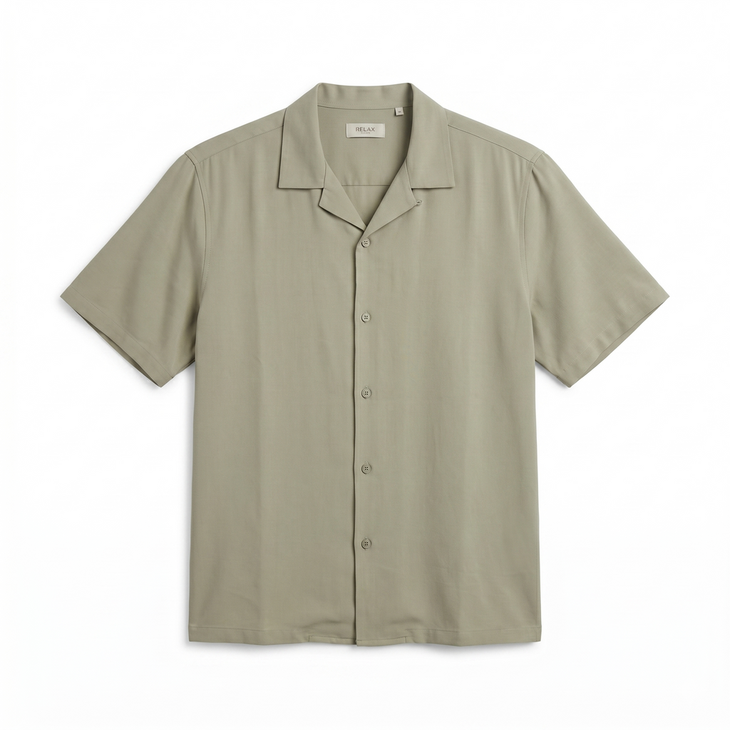 Co-Ord Pants/ Half Sleeve Shirt Soft in Olive Green
