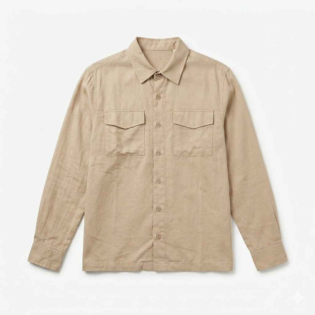 Pants/ Long Sleeve Shirt Soft in Beige