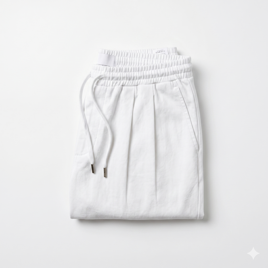 Shorts Cotton in White