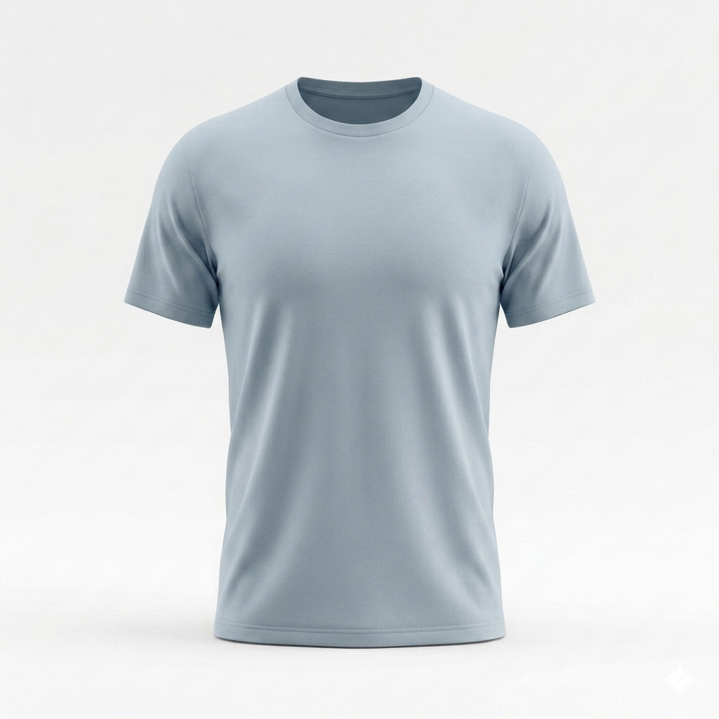 Tshirt Regular Fit In Light Blue
