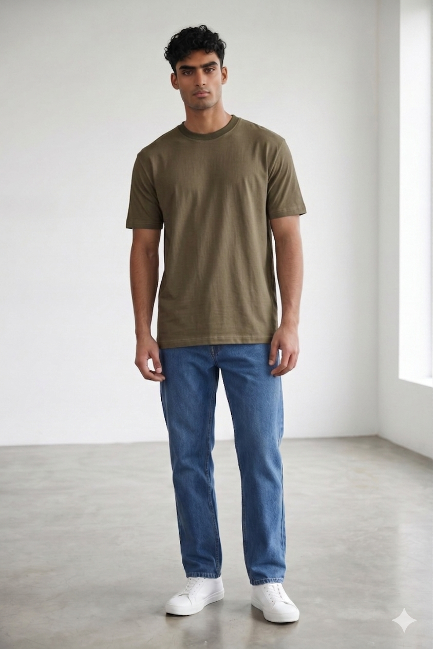 Tshirt Regular Fit In Olive