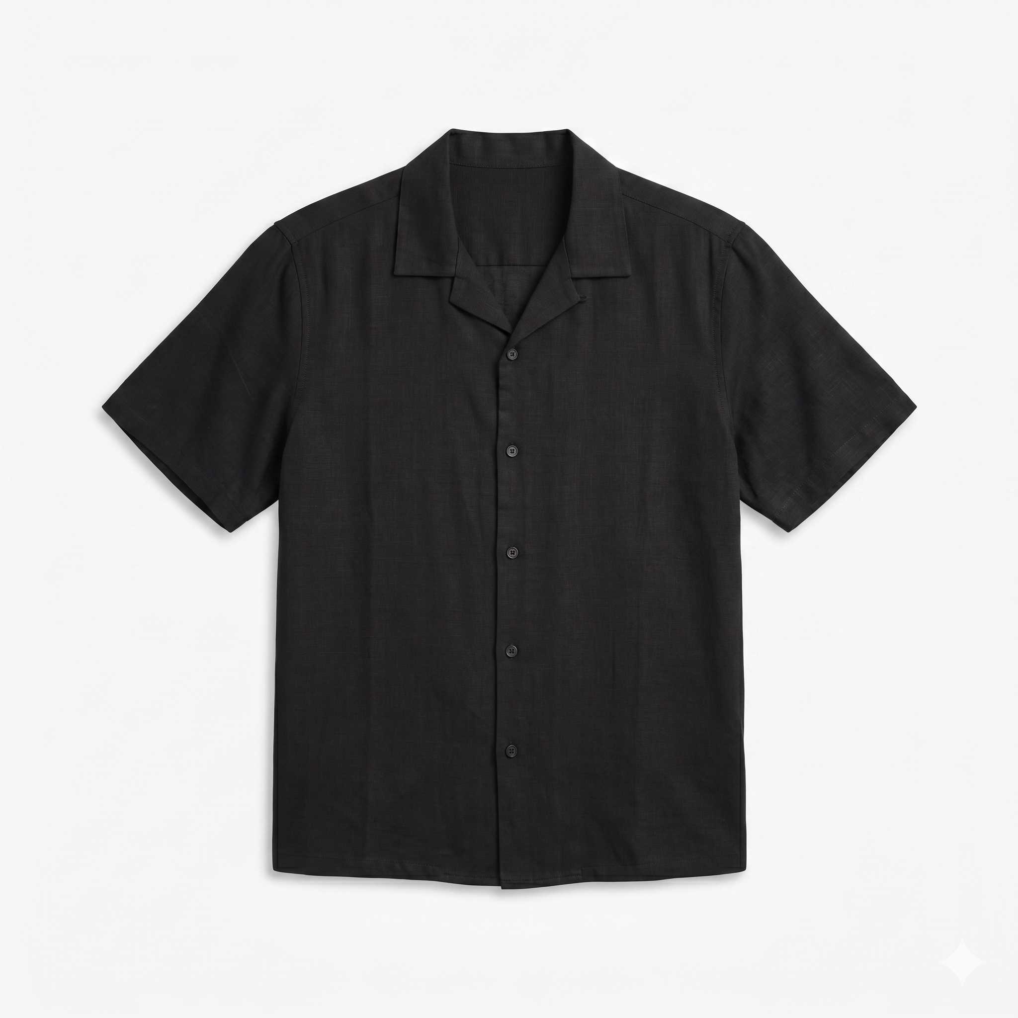 Co-Ord Pants/ Half Sleeve Shirt Soft in Black