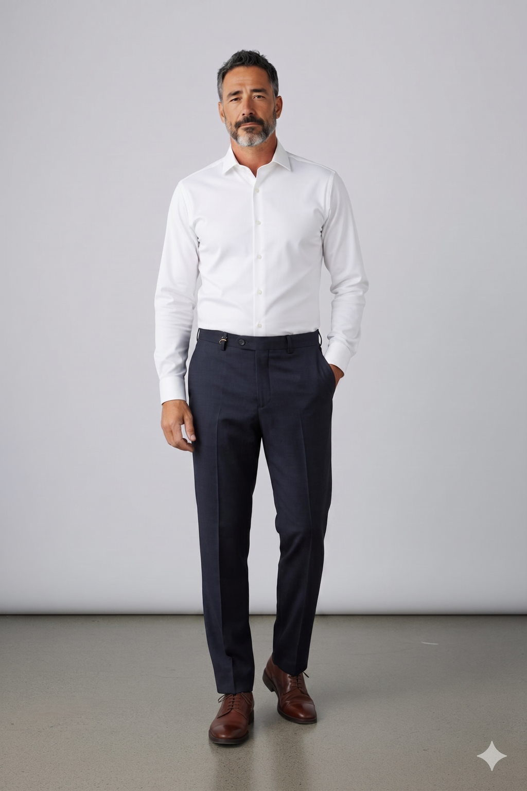 Formal Pants in Navy Blue