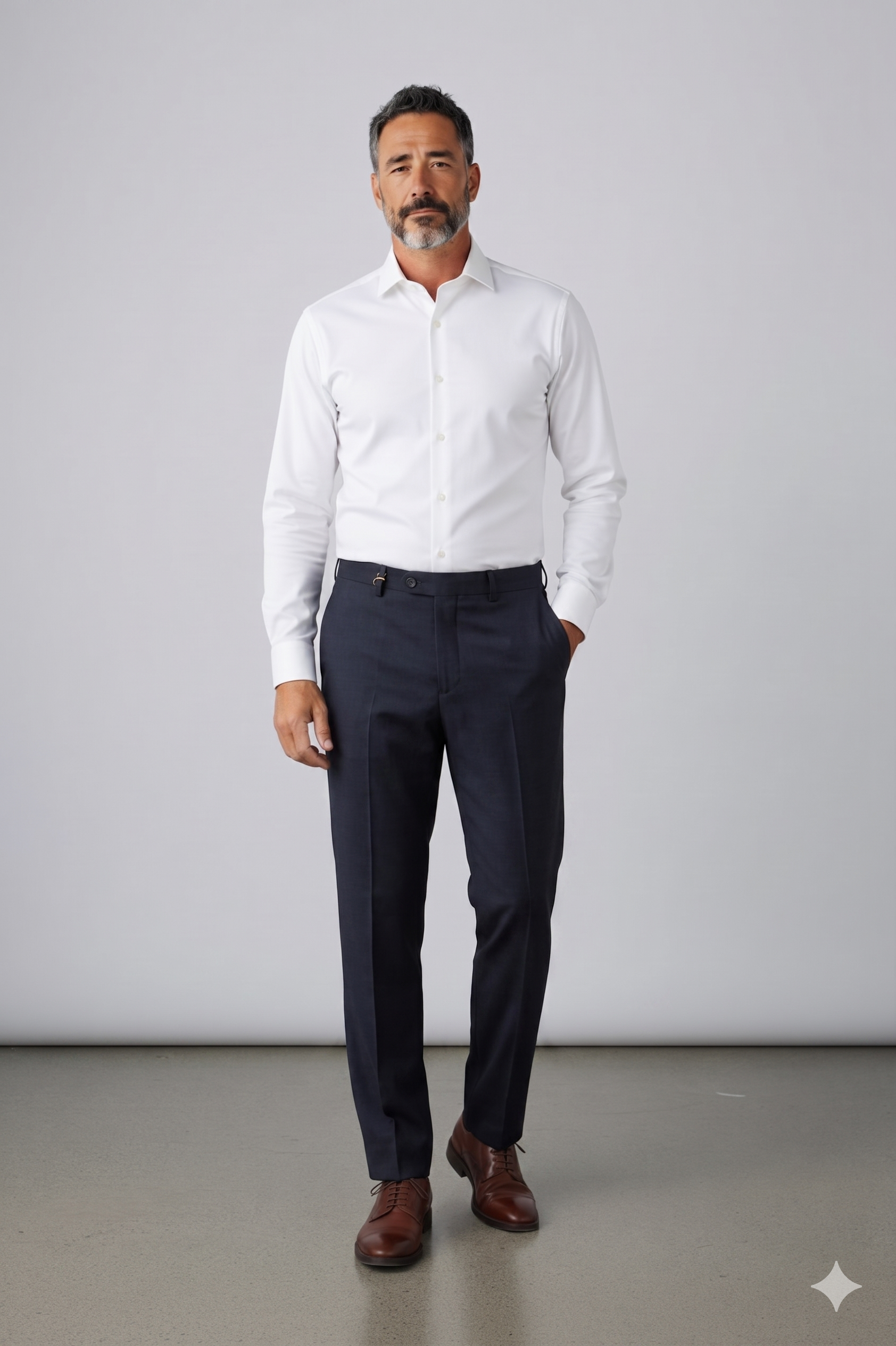 Formal Pants in Navy Blue