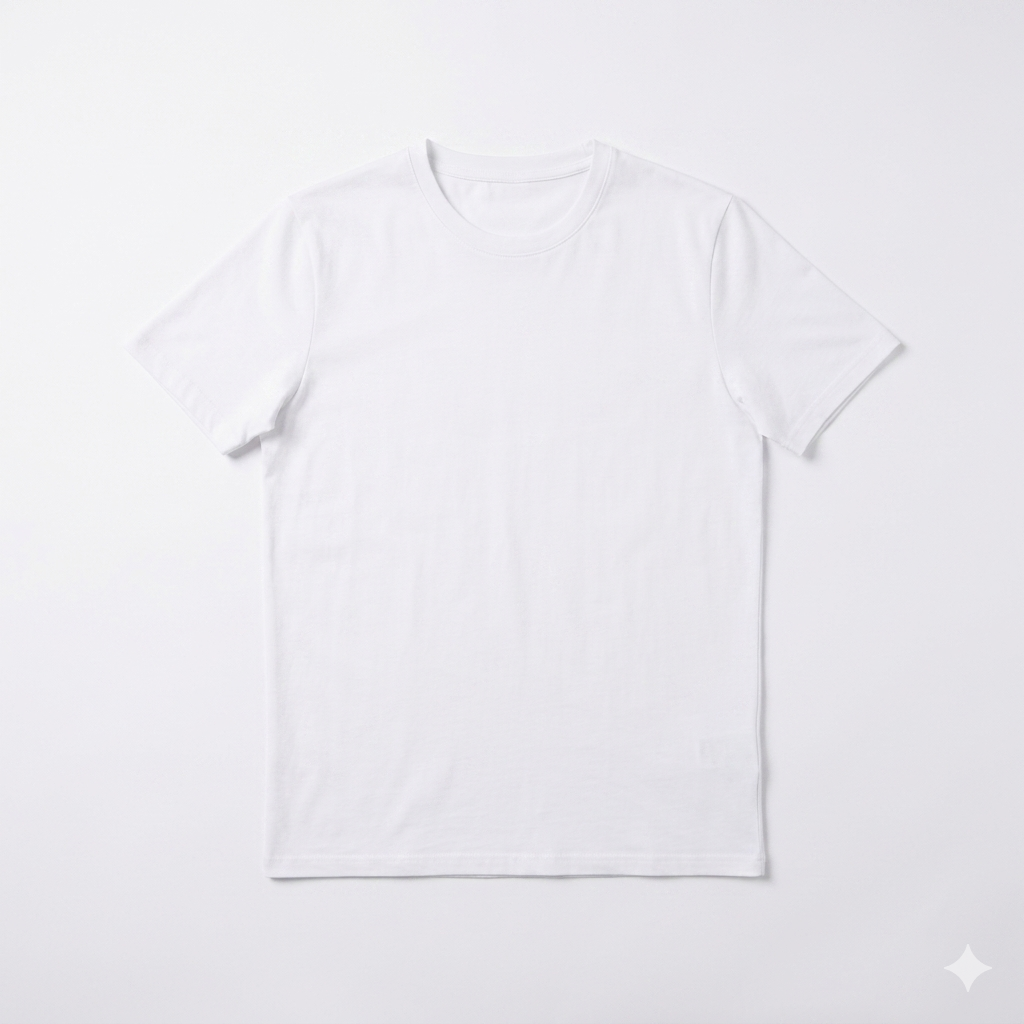 Tshirt Body Fit in White