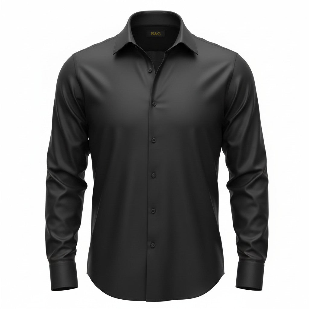 Long Sleeve Shirt Classic in Black