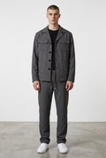 Pants/Jacket Set Co-Ord W/Pockets in Dark Grey