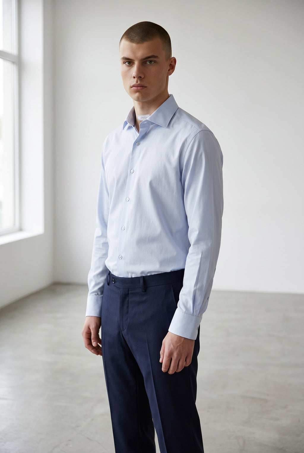 Long Sleeve Shirt Classic in Light Blue