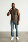 Tank Top Oversize in Dark Grey
